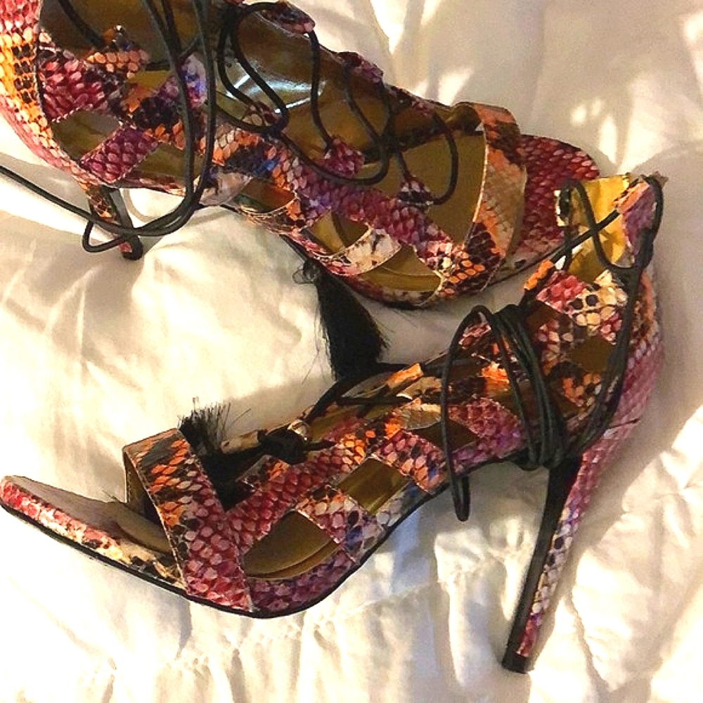 Beautiful laced shoes